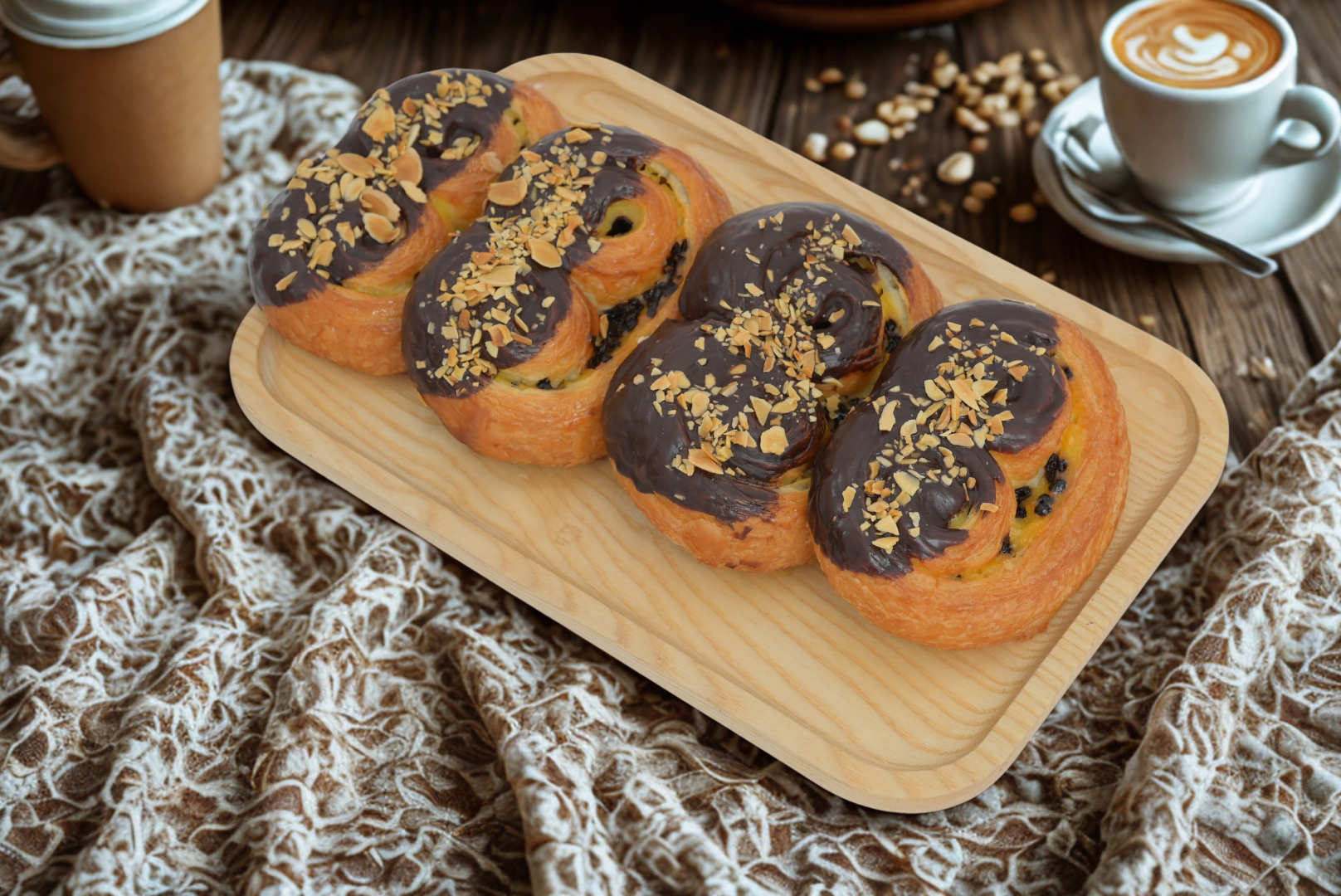 Bánh cuộn sô-cô-la 80g*4